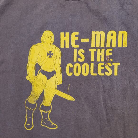 Vintage He-Man Masters-of-the-Universe Shirt 3XL 27x33 Brown - Picture 12 of 16